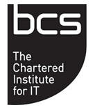 The British Computing Society logo in black and white