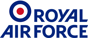 Royal Air Force logo with target accent