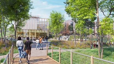 Artists impression of new Student Village