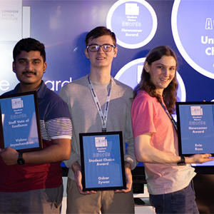 Staffs LDN News team holding their awards.