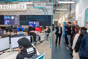 Tour visits computing facility